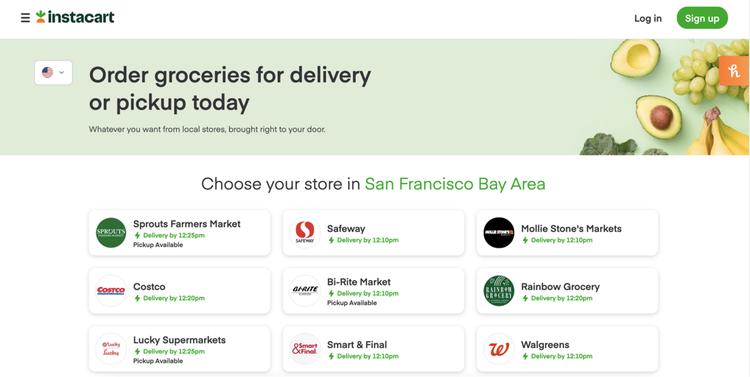 Location-based product recommendations
