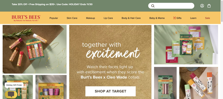 Burt's Bees creating a brand story