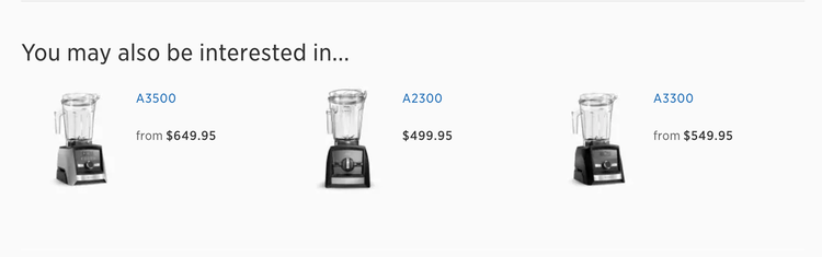 Related product recommendations