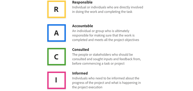 RACI chart