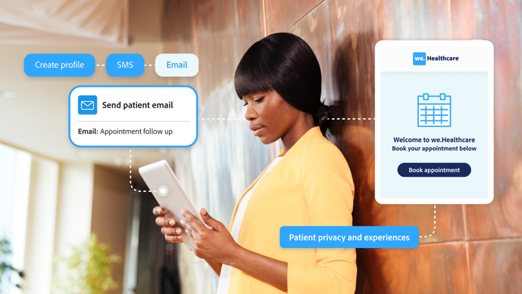 How Adobe solutions help healthcare organizations provide better care with the right data content card image