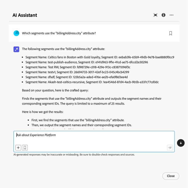 Data and IT teams AI Assistant image