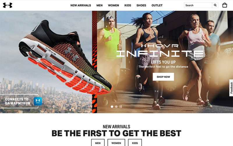 Under Armour screenshot