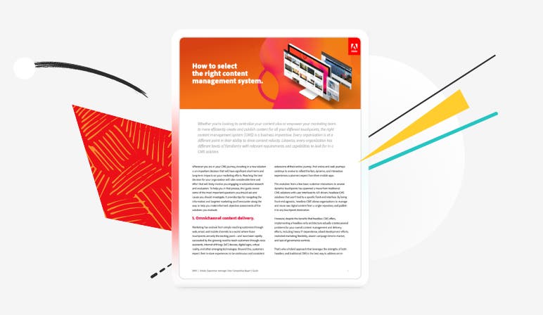 CMS Feature Comparison | Adobe Experience Manager Sites