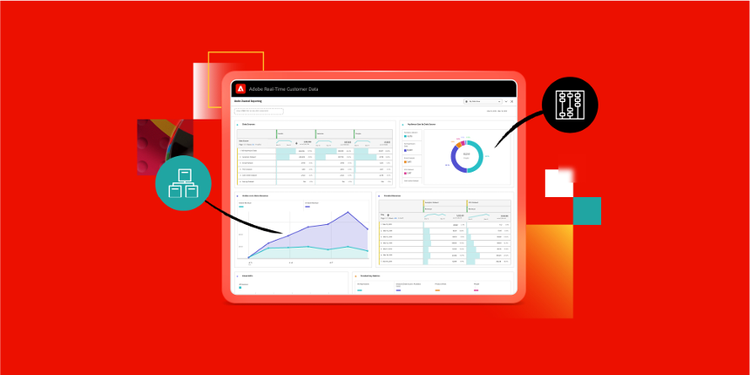 The interface of the Adobe Real-Time Customer Data Platform (CDP).