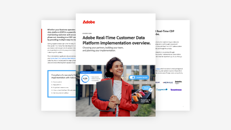 Adobe Real-Time CDP implementation overview content card image