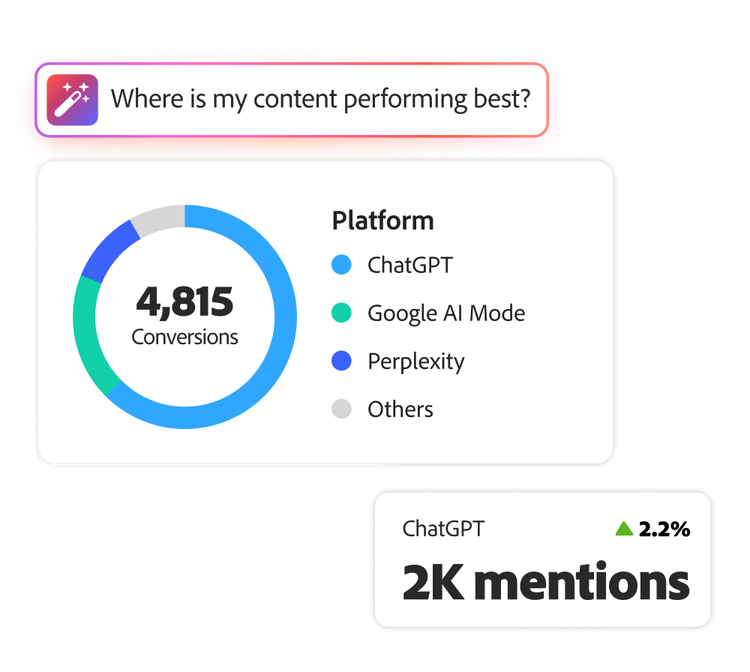 User asks AI what their brand presence on AI engines is